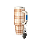 Thicc Buddy 40oz | Pumpkin Patch Plaid
